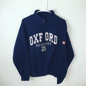 Oxford University Fleece. Quarter zip